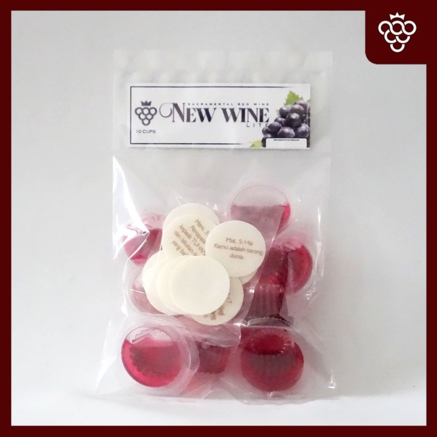 

MInuman Perjamuan Kudus Lite Cup + Hosti Ayat Isi 10,25