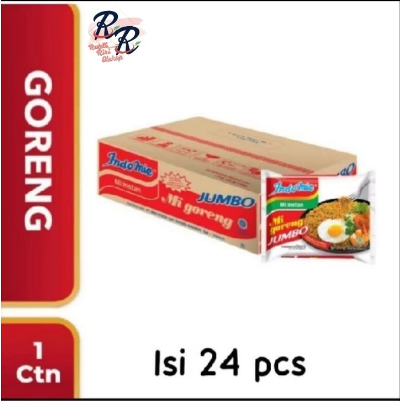 

INDOMIE GORENG JUMBO 1 DUS ISI 24 PCS