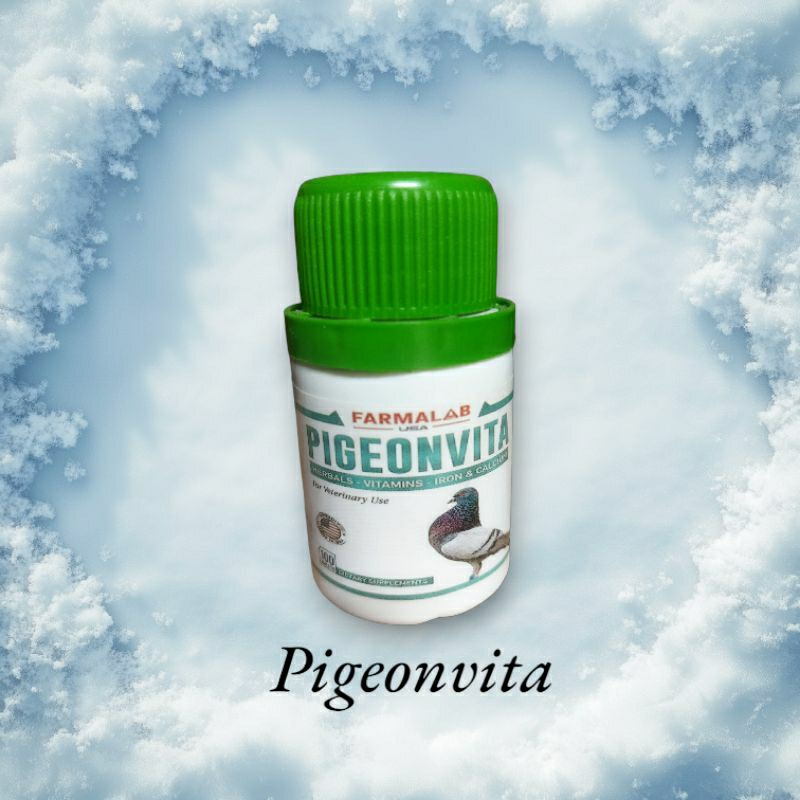 Obat PIGEONVITA isi 100 pil  - Doping Merpati Kolong Balap Sprint Super Setut Door Lomba Tinggian Im