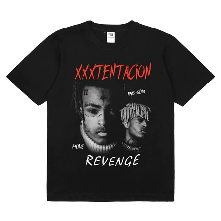 Kaos Distro Pria Wanita Katun Combed 30s Sablon Plastisol XXXtentacion