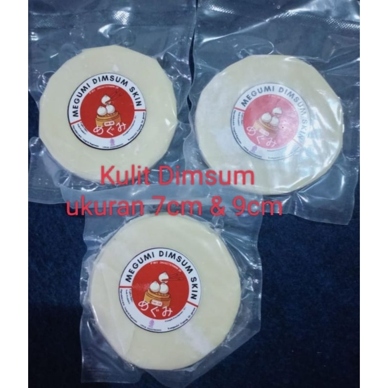 

Kulit Dimsum ukuran 7cm dan 9cm isi 50 lembar