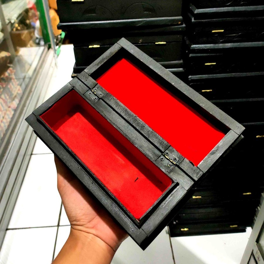 Kotak Perhiasan Model Antik Bahan Kayu Jati