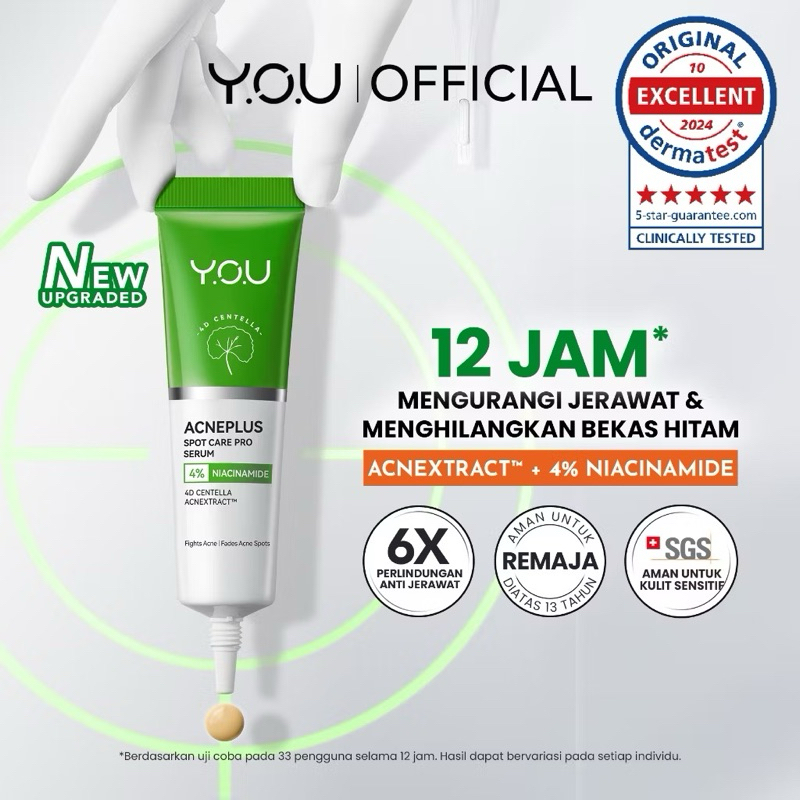 YOU AcnePlus Spot Care X | Obat Totol Jerawat Centella dan Bekas Jerawat