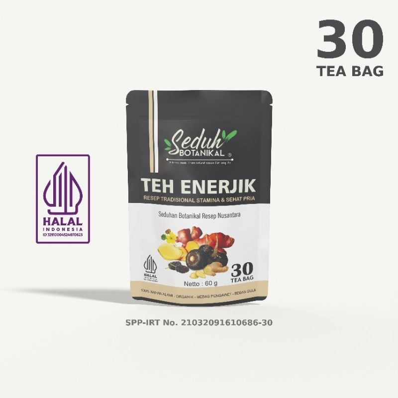 

Seduh Botanikal • Teh Enerjik • 30 Tea Bag
