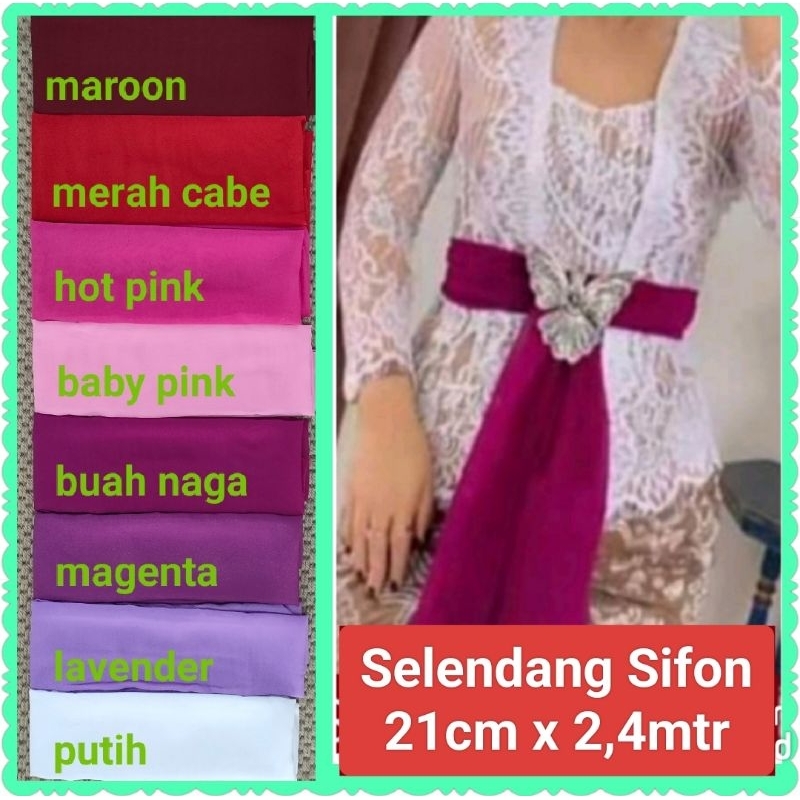 Selendang Sifon//Senteng//Selendang Bali