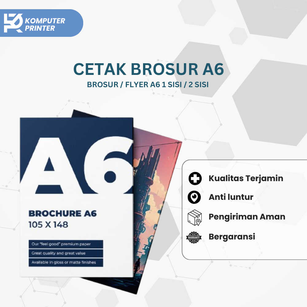 

CETAK BROSUR A6 || FULL WARNA || CUSTOM BROSUR 1 sisi / 2 sisi