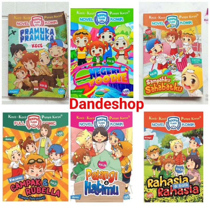 KKPK Class Novel Komik - Kecil Kecil Punya Karya - Buku Cerita Anak Bekas Preloved