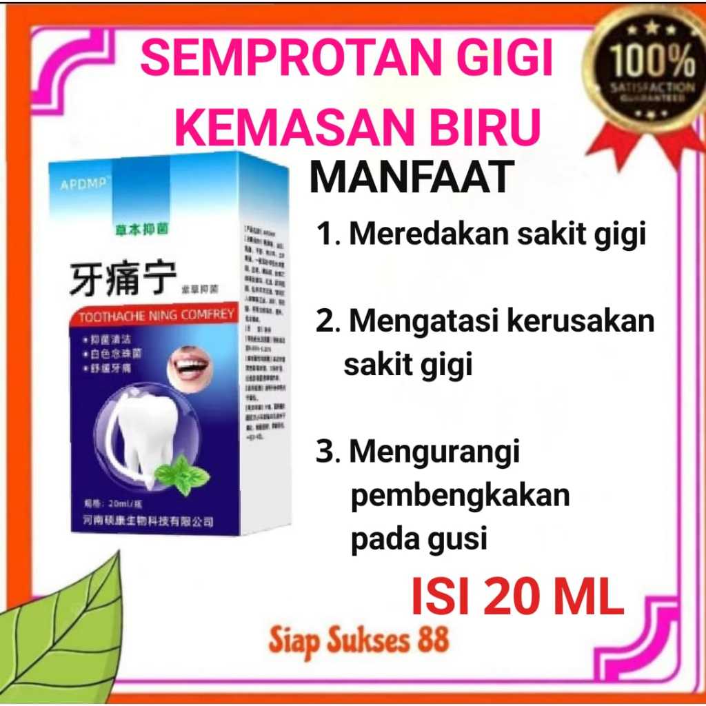 Obat Semprotan Sakit Gigi Berlubang Paling Ampuh Meredakan Bengkak Ngilu Linu Gusi Berdarah Sariawan