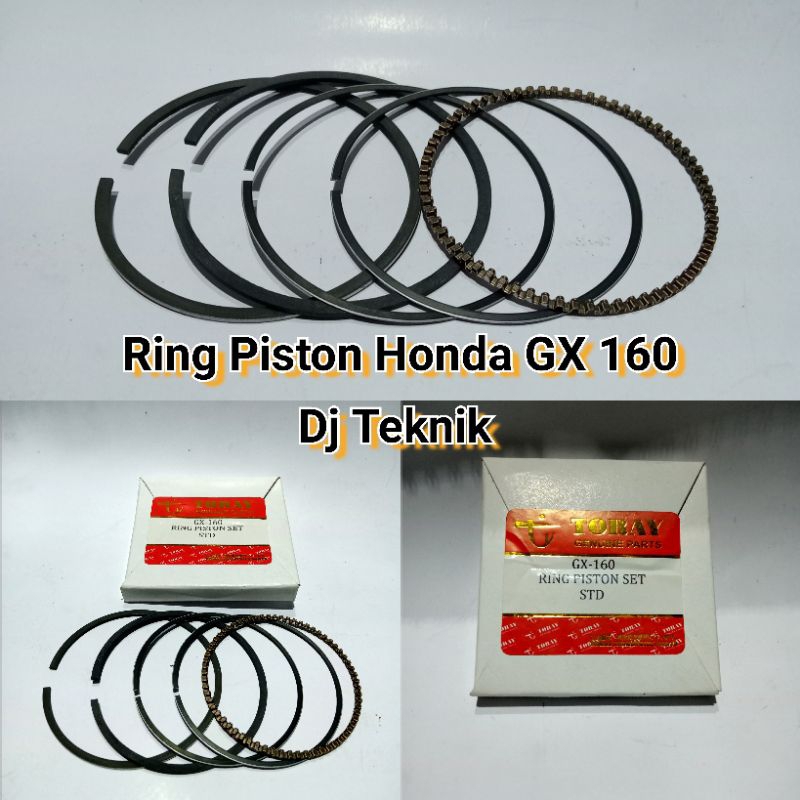 RING PISTON HONDA GX 160 / RING SEHER HONDA GX 160 / RING SET HONDA GX 160 MESIN 5,5 PK STD