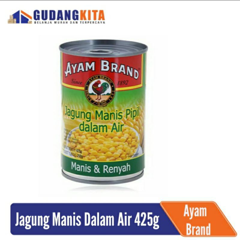 

Biji Jagung Kalengan Ayam Brand 425gr