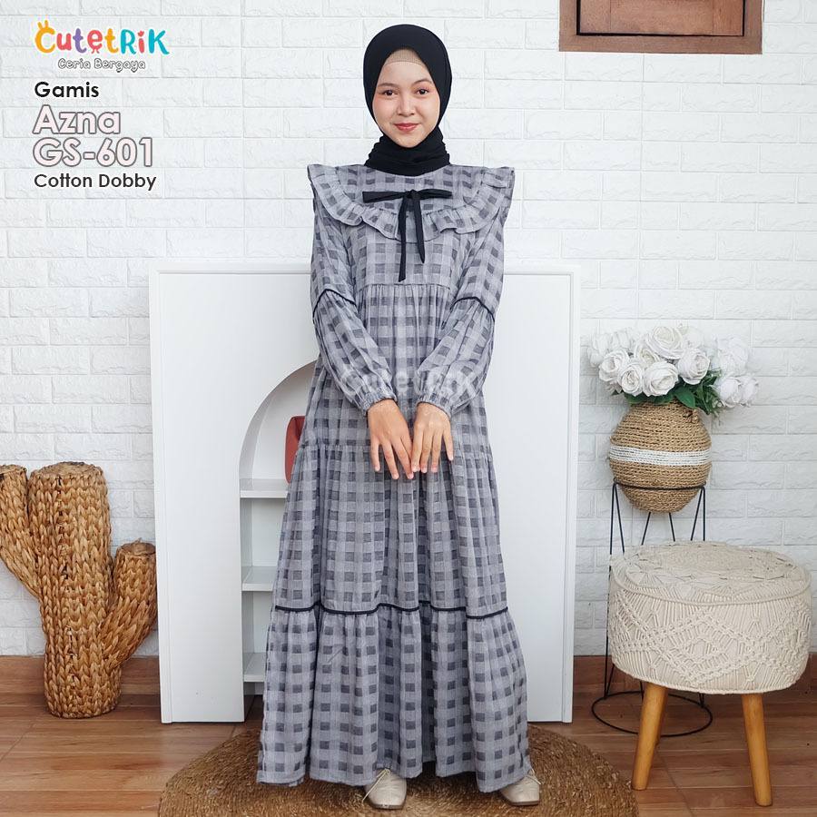 KOREAN STYLE - BAJU CUTETRIK GAMIS ANAK MODEL KOREA CANTIK WARNA HIJAU GAMIS AZNA GS600 GS601 GAMIS 