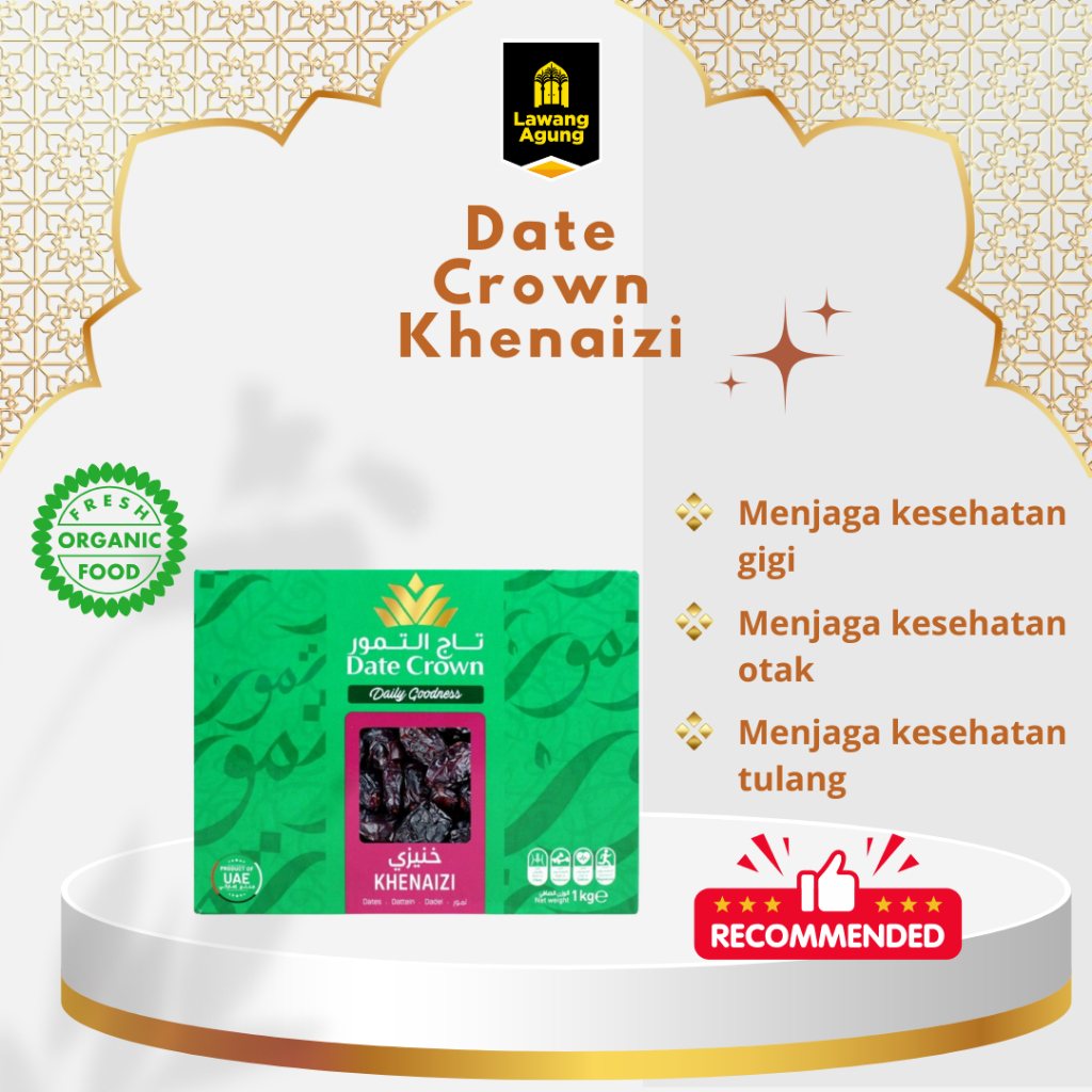 DATE CROWN KHENEIZI 1KG | date crown kurma date crown kheneizi kurma kheneizi kurma date crown khena