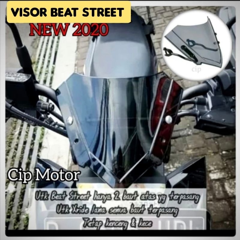 Visor Honda Beat street Fi 2016 2017 2018 2019 2020 Beat Street 2021 Connected