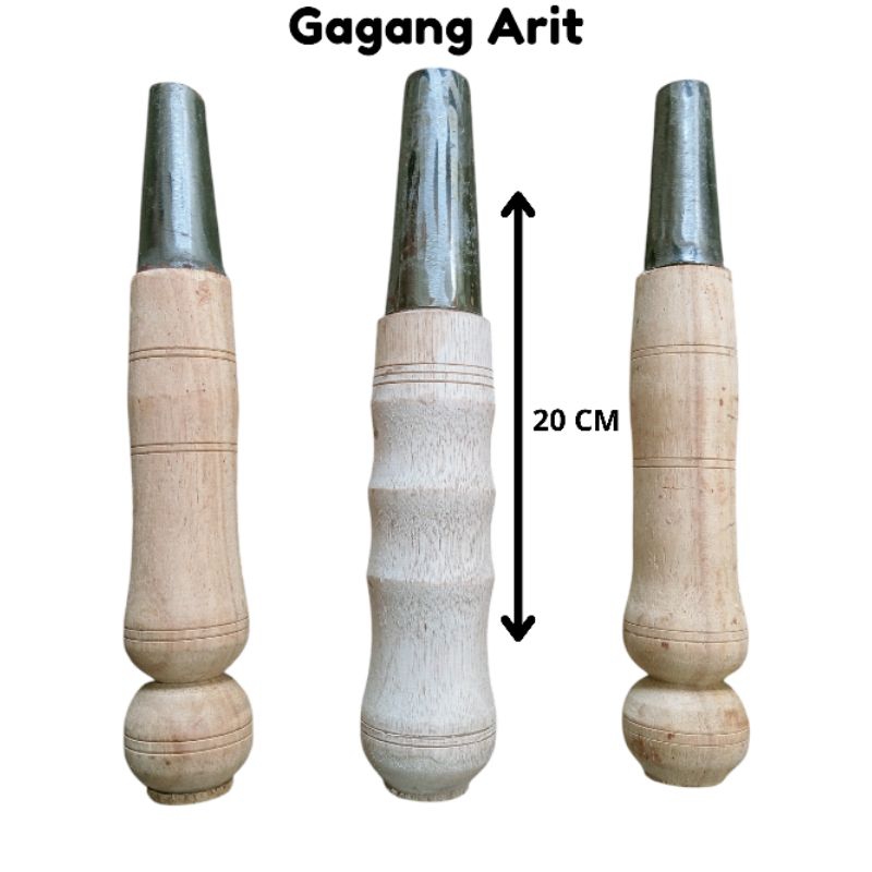 GAGANG KAYU AKASIA, GAGANG ARIT PANJANG 20CM