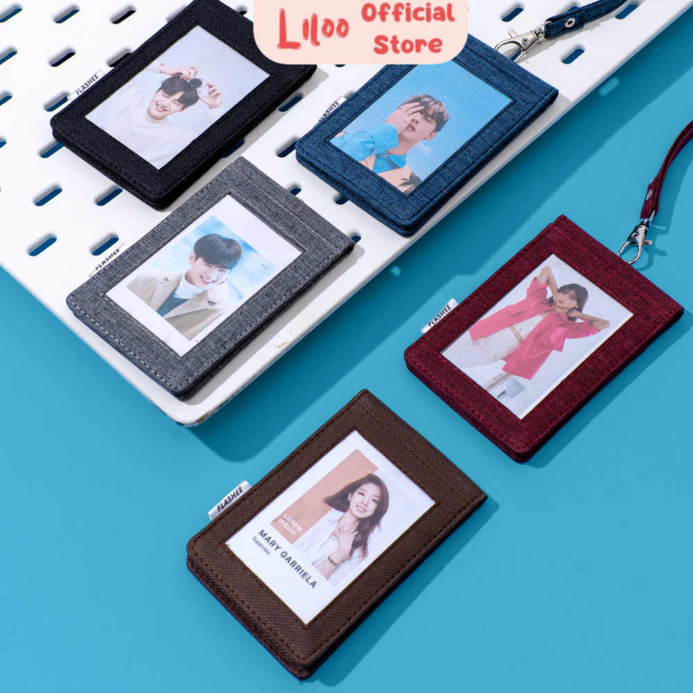 

Lanyard Flashee Kanvas ID Card Holder Kanvas Name Tag Kanvas Dua Sisi Kain Kanvas Tebal Termurah