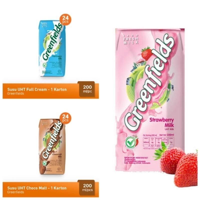 

Langsung Diproses Surabaya Gosend dus 200ml greenfields susu cair uht 200 ml greenfield