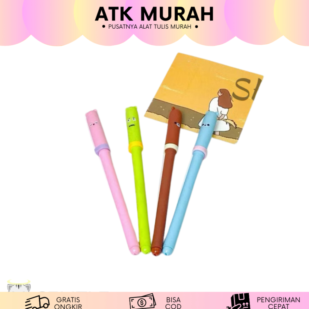 

PULPEN GEL SUPER MURAH BERUANG FULLBODY PEN LUCU IMUT ALAT TULIS SEKOLAH GEMES KADO UNIK MURAH TERJANGKAU