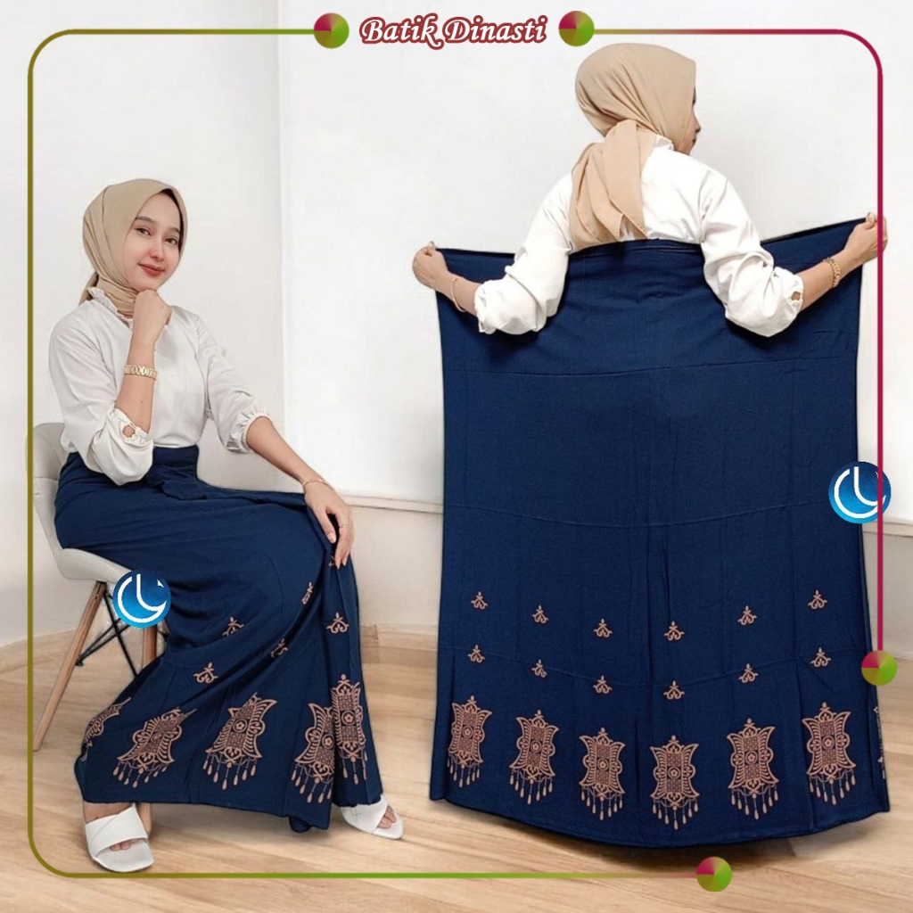 Pakaian Muslim Wanita - Bawahan Sarung Goyor - Motif Pintu Aceh