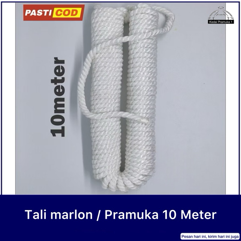 

Tali Rami Pramuka Panjang 10meter Murah | Tali Nilon kwalitas Premium/pramukaaxe