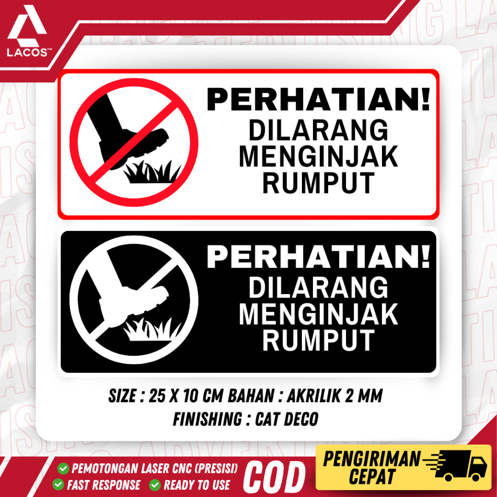 

Sign Papan Nama Tulisan Perhatian
