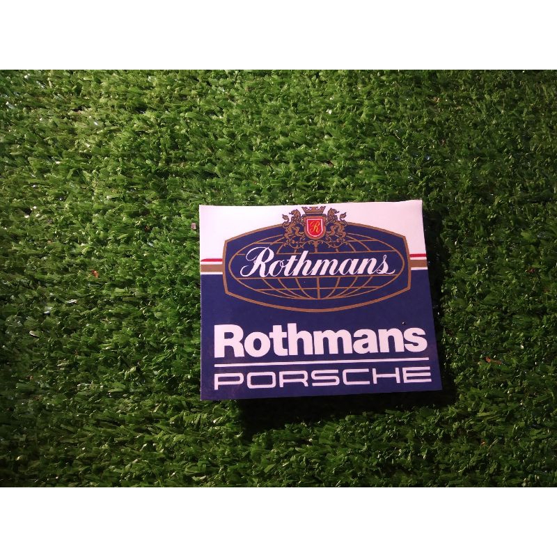 

stiker vinyl rothmans porsche