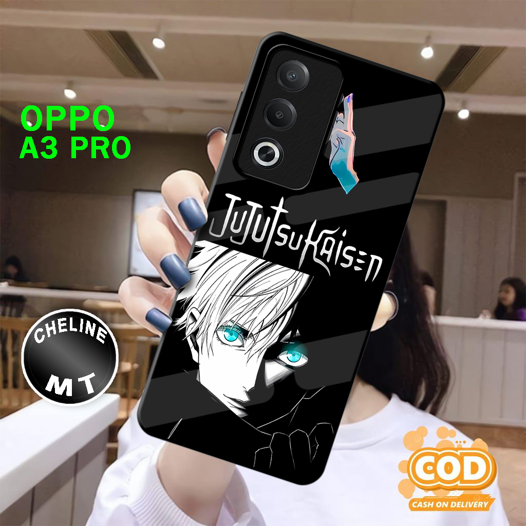 ( RF 16 ) Sofcase Glossy Untuk OPPO A3 PRO 5G l Motif Anime Abstrak Terlaris-Casing Handphone - Peli