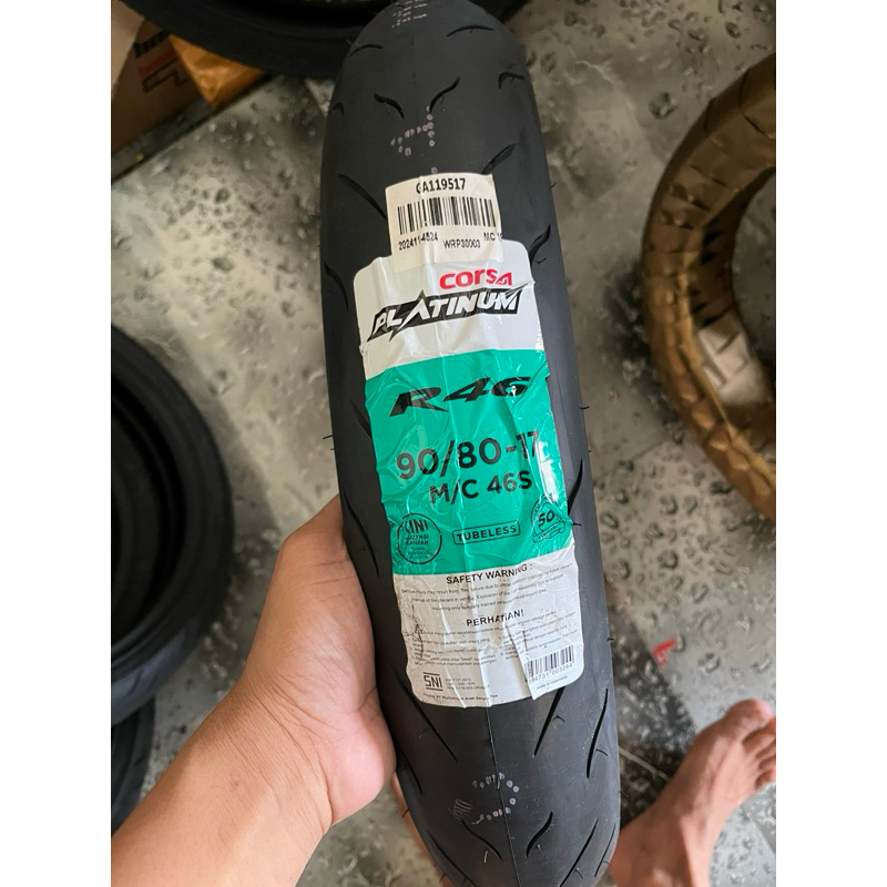 BAN DONAT CORSA PLATINUM R46 SOFTCOMPONT TUBLES  SIZE/UKURAN 100/80/17. 90/80/17. 80/80/17 (RING 17)