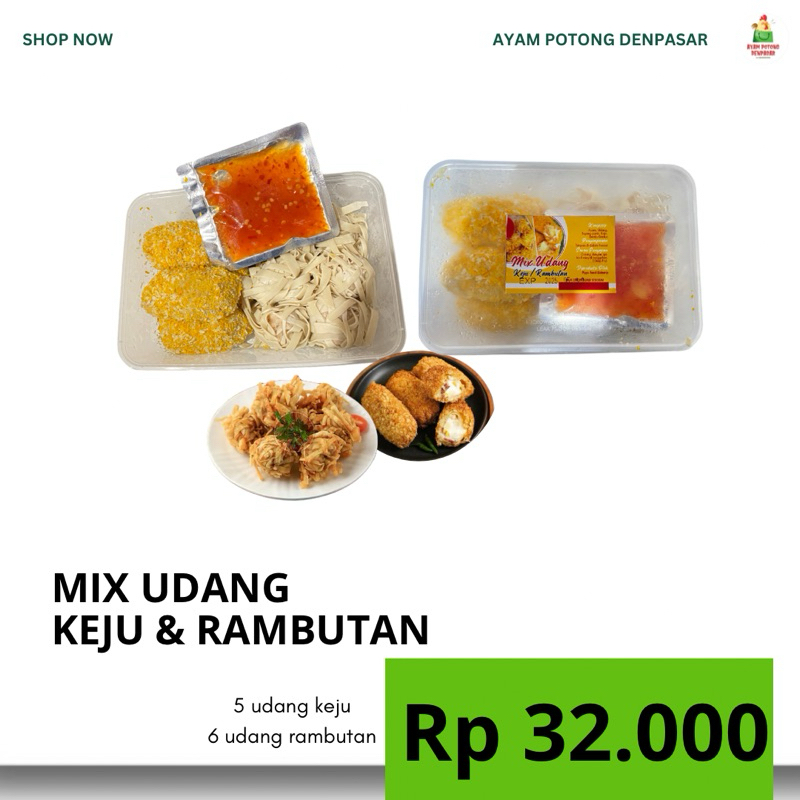 

MIX UDANG KEJU & RAMBUTAN