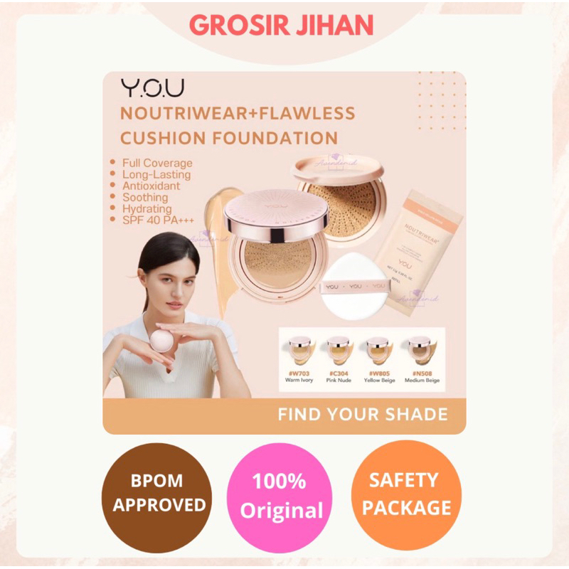 YOU Noutriwear + Flawless Cushion Foundation Refill