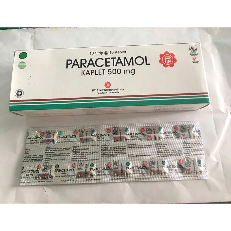 Paracetamol Kaplet 500 mg