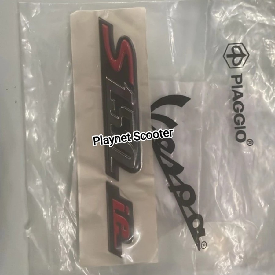 Emblem Sticker Stiker Vespa S 150 ie S150ie Original