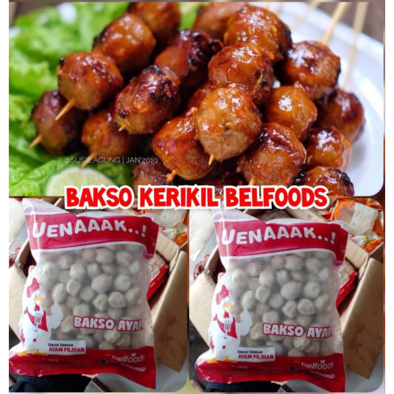 

Belfoods Bakso Ayam Kerikil (Bakso Mini) - berat 500 gr