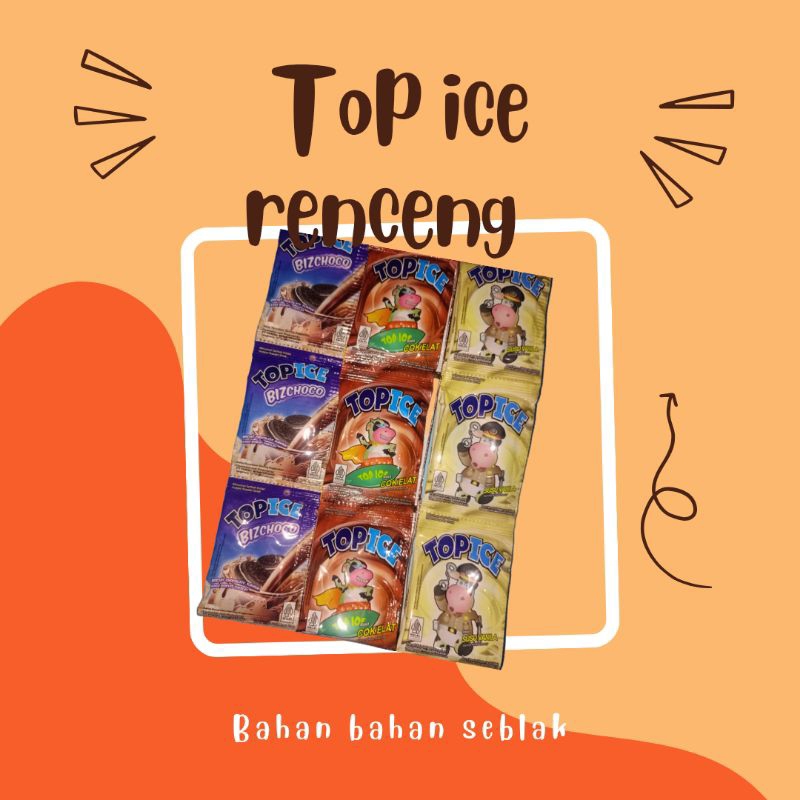 

minuman top ice serbuk isi 10 per renceng,minuman serbuk instan