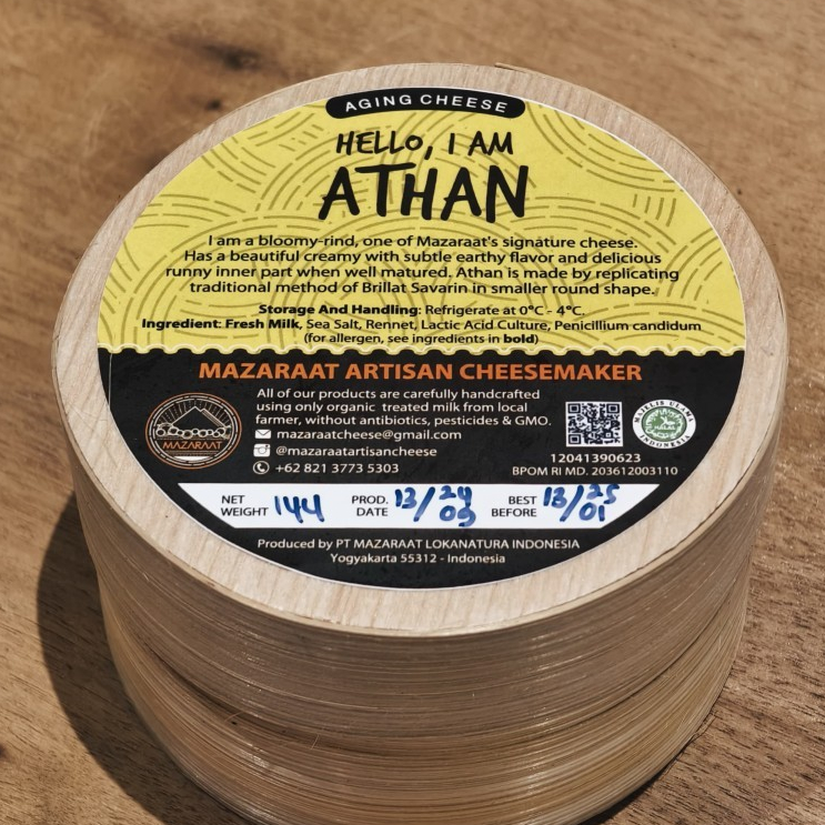 Mazaraat Aging Cheese Keju Hello i am Athan Artisan Cheesemaker