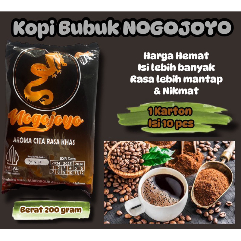 

KOPI BUBUK NOGOJOYO ORIGINAL 200gr