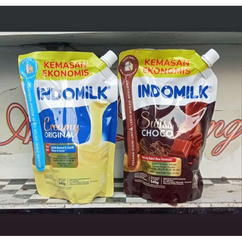 

Indomilk Pouch SKM Susu Kental Manis Creamy dan Cokelat 545gr