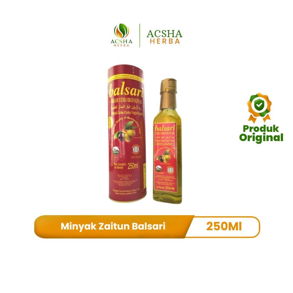 

Minyak Zaitun Balsari Extra Virgin Organic Penurun Trigliserida 250ml