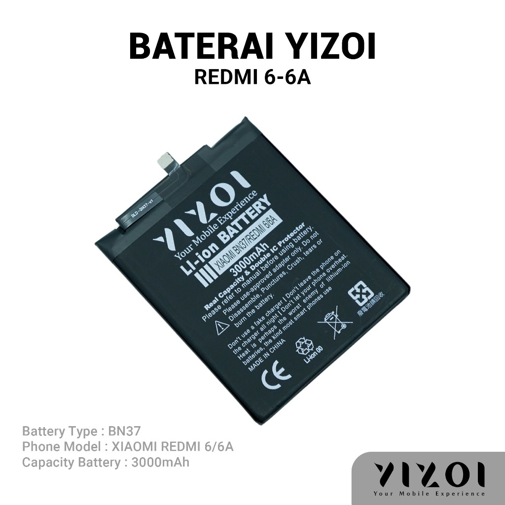 Batre Baterai Redmi 6 Redmi 6A BN37