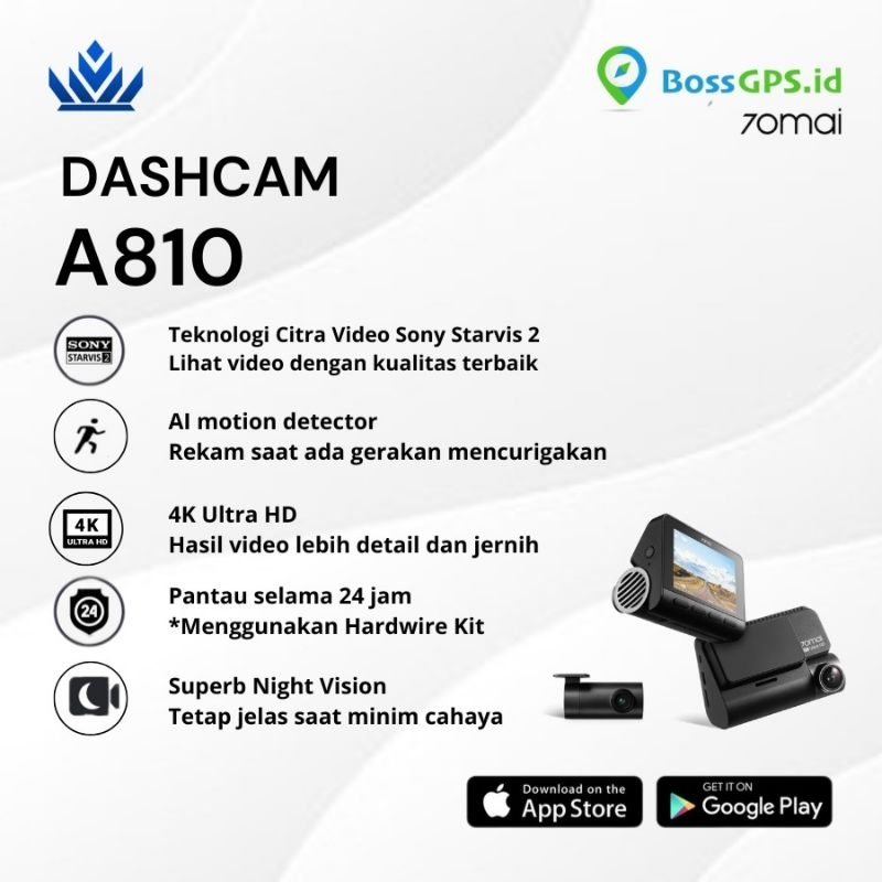 Dashcam 70Mai A810