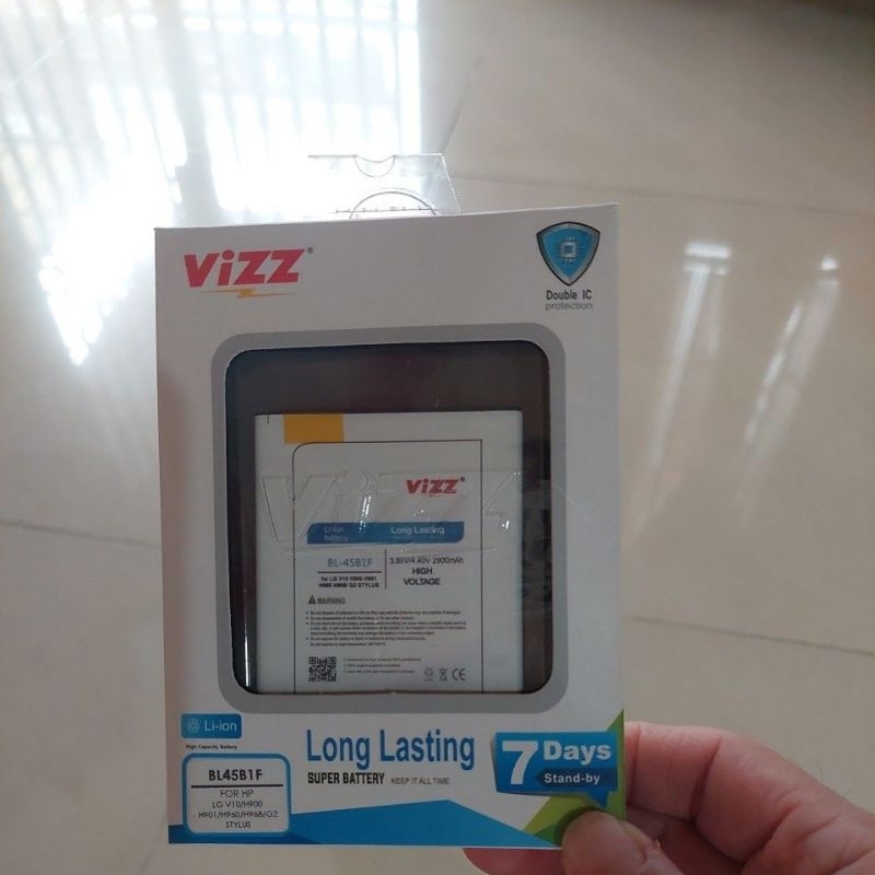 Baterai Batre vizz LG V10 BL45B1F H900 Original