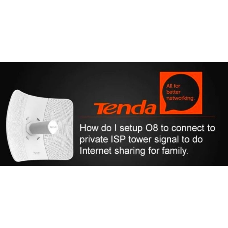 TENDA 08 ACCESS POINTV5GHZ CPE 11AC ROUTER 23DBI GIGABIT OUTDOOR WIFI