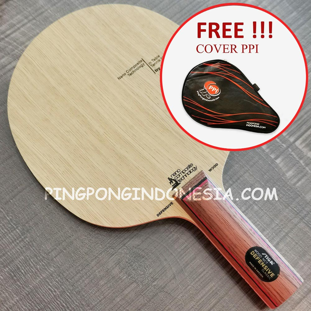 Stiga Defensive Wood NCT JTTAA - Blade Kayu Pingpong Tenis Meja Bat Bet