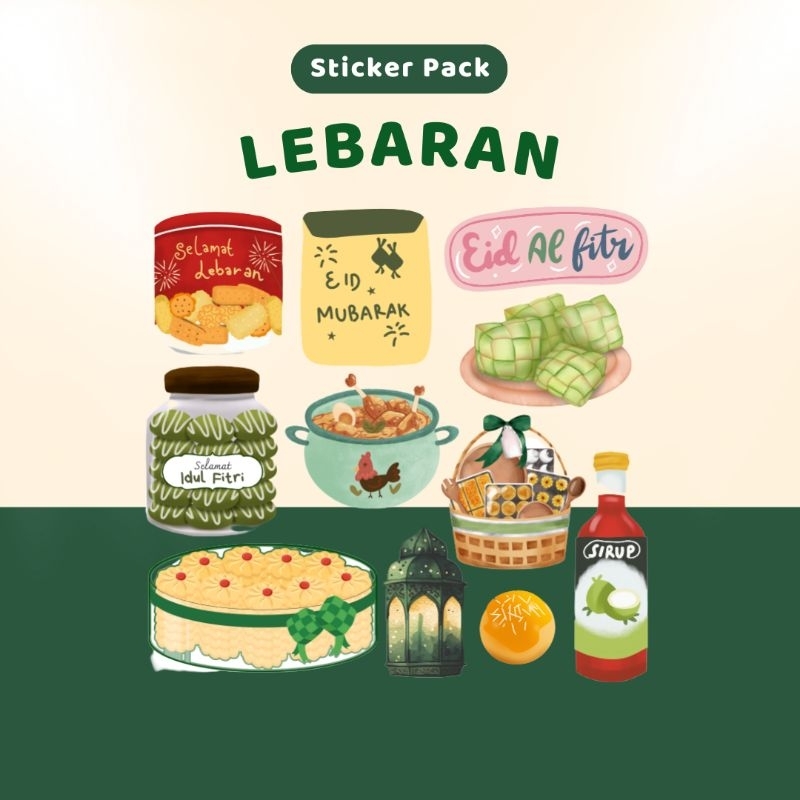 

STICKER LEBARAN LUCU (1 PACK)