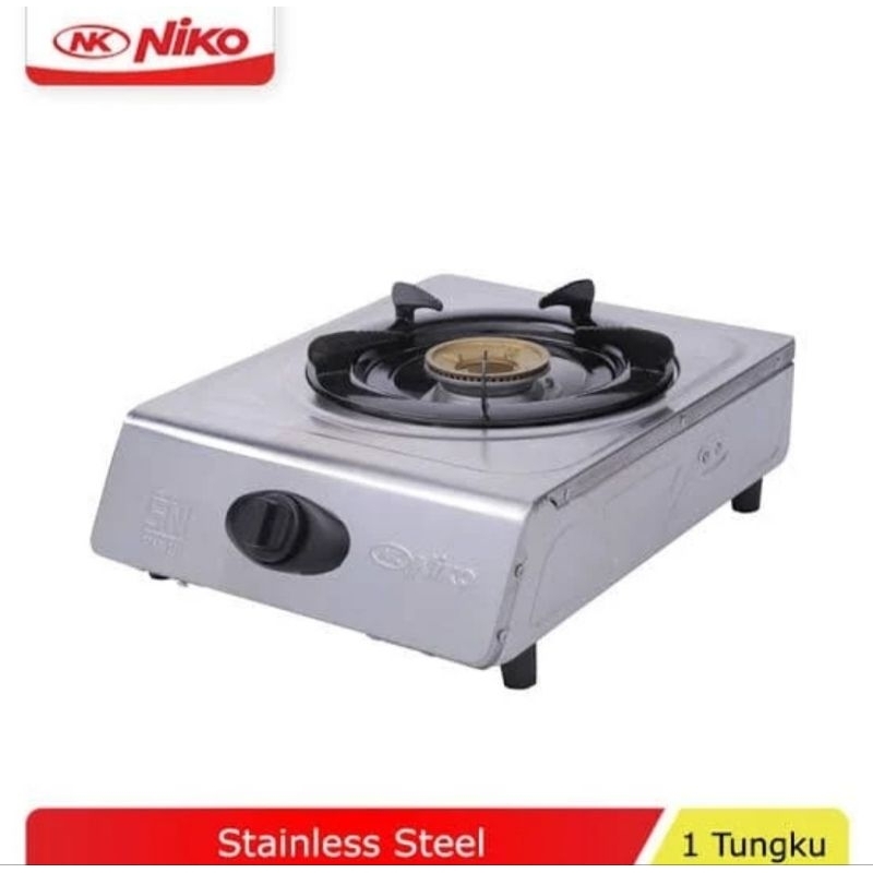 KOMPOR 1 TUNGKU NIKO NK100A STAINLESS KOMPOR 1TUNGKU NIKO