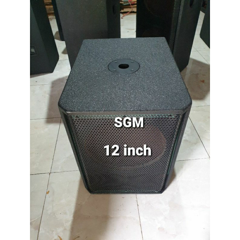 box speaker 12 inch lubang stand besi