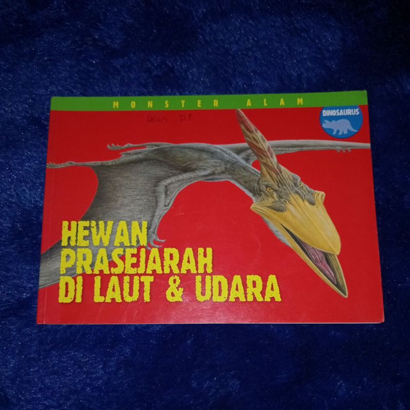 buku monster alam - hewan prasejarah di laut & udara