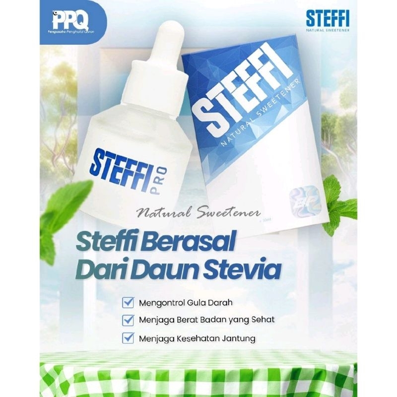 

Steffi Pro Pemanis Alami Sehat Penganti Gula 0 Kalori cocok untuk Diet Diabetes Kolesterol