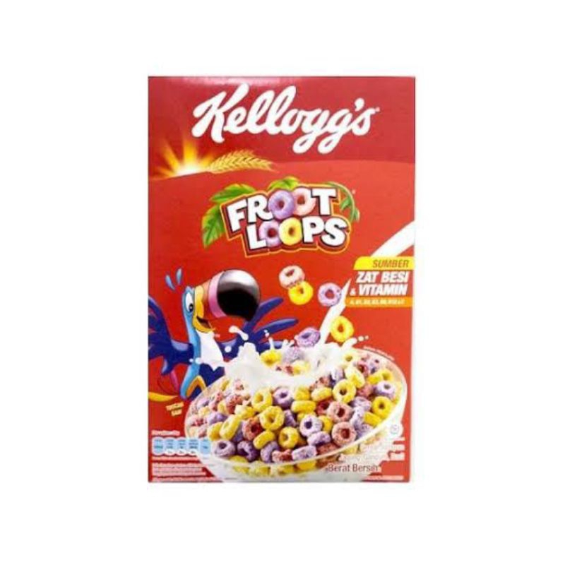 

Sereal Enak Kelloggs Froot Loops Cereal 150 gr