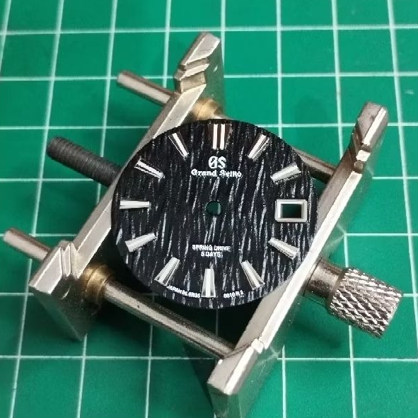 seikomod mod seiko dial grand seiko GS mod nh35 nh36 7s26 spring drive black texture