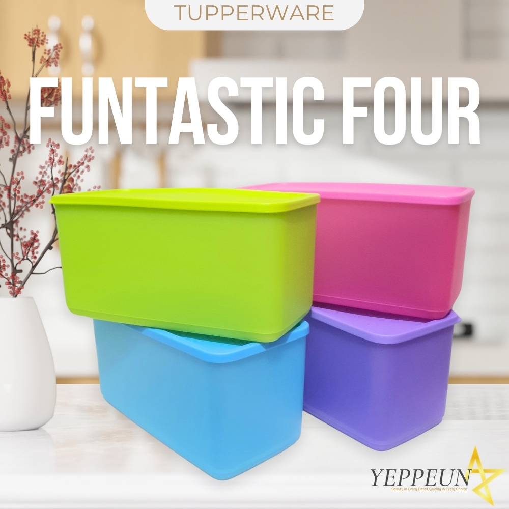 Tempat Penyimpanan Tupperware Funtastic Four (SET)